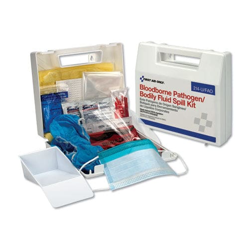 First Aid Only Bbp Spill Cleanup Kit 7.5 X 4.5 X 2.75 White - Janitorial & Sanitation - First Aid Only™