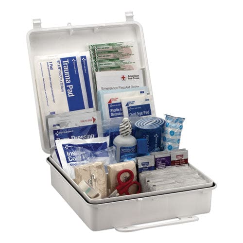 First Aid Only Bulk Ansi 2015 Compliant Class B Type Iii First Aid Kit For 50 People 199 Pieces Plastic Case - Janitorial & Sanitation -