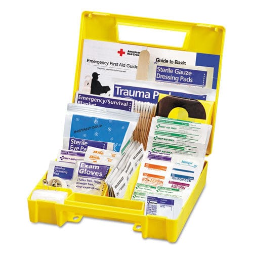 First Aid Only Essentials First Aid Kit For 5 People 138 Pieces Plastic Case - Janitorial & Sanitation - First Aid Only™