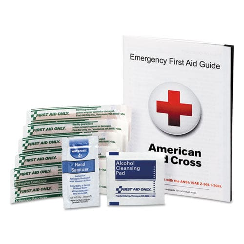 First Aid Only First Aid Guide W/supplies 9 Pieces - Janitorial & Sanitation - First Aid Only™
