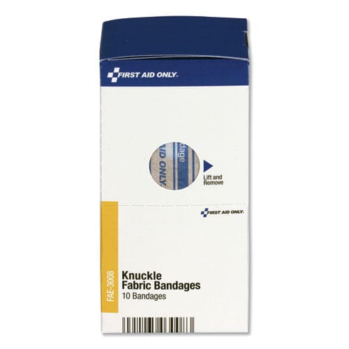 First Aid Only Knuckle Bandages Individually Sterilized 10/box - Janitorial & Sanitation - First Aid Only™