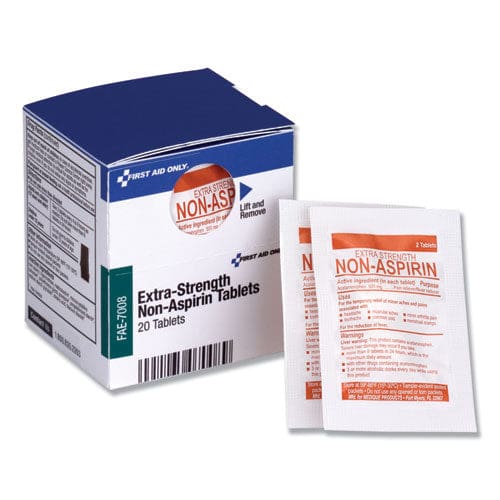 First Aid Only Refill For Smartcompliance Cabinet 20 Sting Relief Wipes 10 Hydrocortisone Packs - Janitorial & Sanitation - First Aid Only™