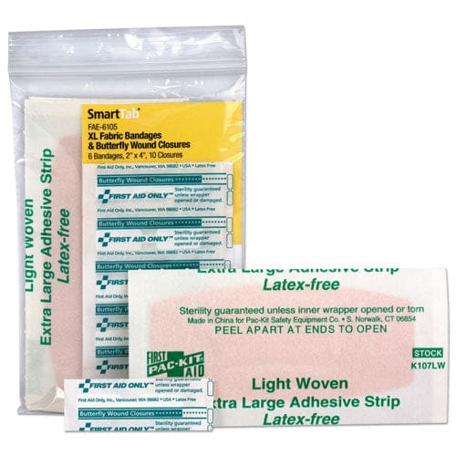First Aid Only Refill For Smartcompliance General Business Cabinet Bandages 16/kit - Janitorial & Sanitation - First Aid Only™