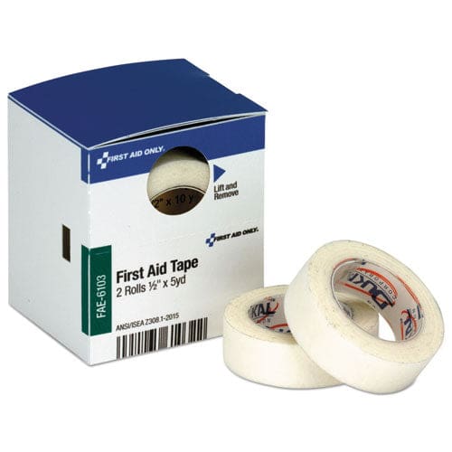 First Aid Only Refill For Smartcompliance General Business Cabinet First Aid Tape 1/2 X 5 Yd 2 Roll/box - Janitorial & Sanitation - First