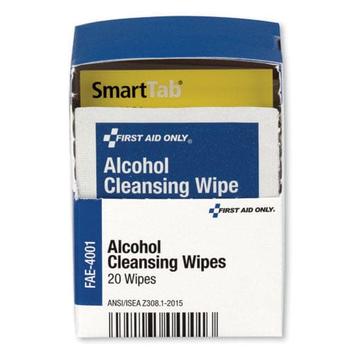 First Aid Only Smartcompliance Alcohol Cleansing Pads 20/box - Janitorial & Sanitation - First Aid Only™