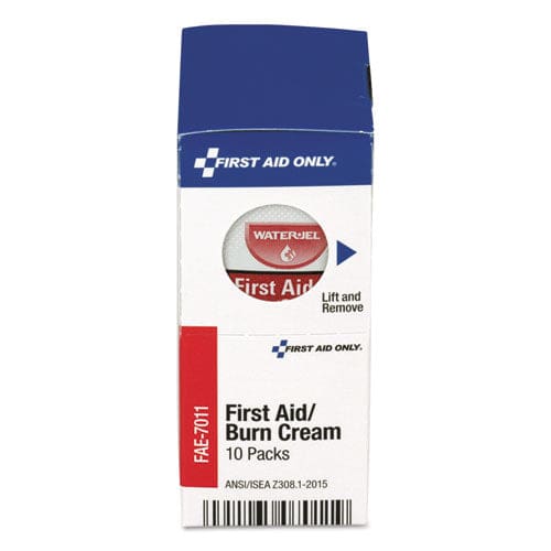First Aid Only Smartcompliance Burn Cream 0.9 G Packet 10/box - Janitorial & Sanitation - First Aid Only™