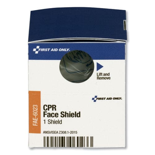 First Aid Only Smartcompliance Cpr Face Shield And Breathing Barrier Plastic One Size Fits All - Janitorial & Sanitation - First Aid Only™