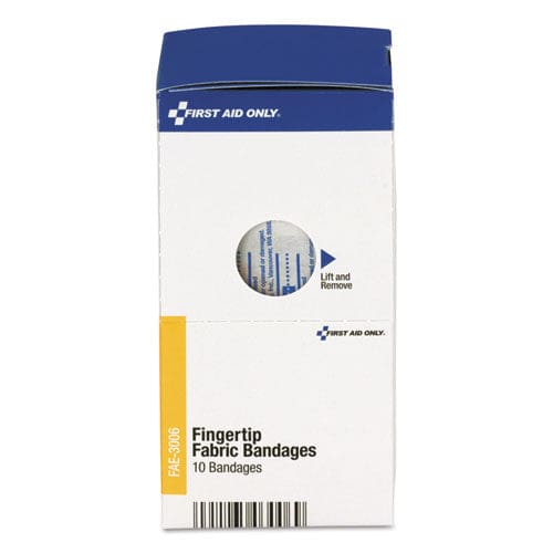 First Aid Only Smartcompliance Fingertip Bandages 1.88 X 2 10/box - Janitorial & Sanitation - First Aid Only™