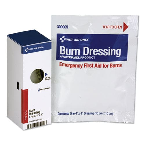 First Aid Only Smartcompliance Refill Burn Dressing 4 X 4 White - Janitorial & Sanitation - First Aid Only™