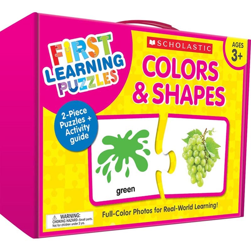First Learning Puzzles Colrs&Shapes (Pack of 3) - Puzzles - Scholastic Teaching Resources