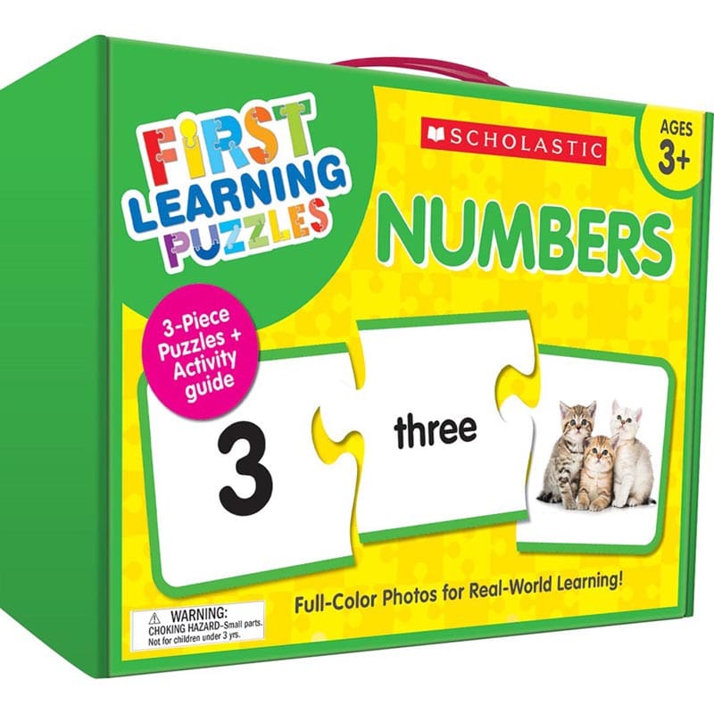 First Learning Puzzles Numbers (Pack of 3) - Puzzles - Scholastic Teaching Resources