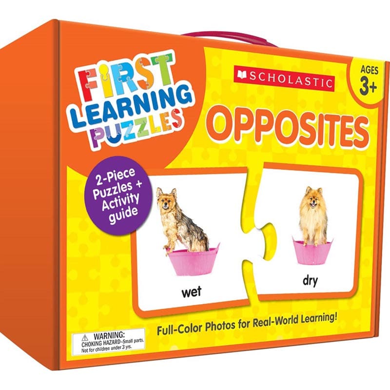 First Learning Puzzles Opposites (Pack of 3) - Puzzles - Scholastic Teaching Resources