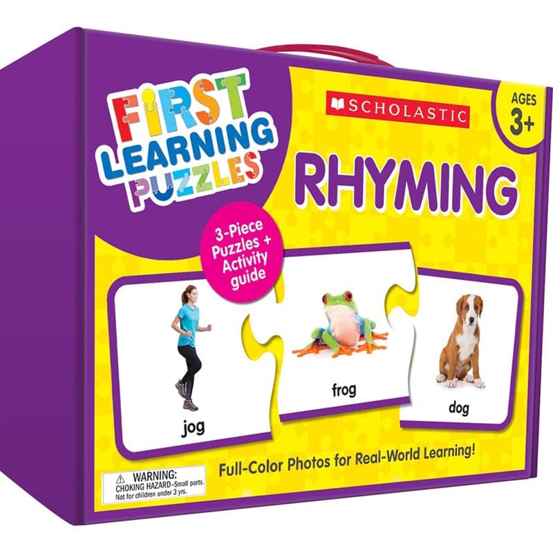 First Learning Puzzles Rhyming (Pack of 3) - Puzzles - Scholastic Teaching Resources