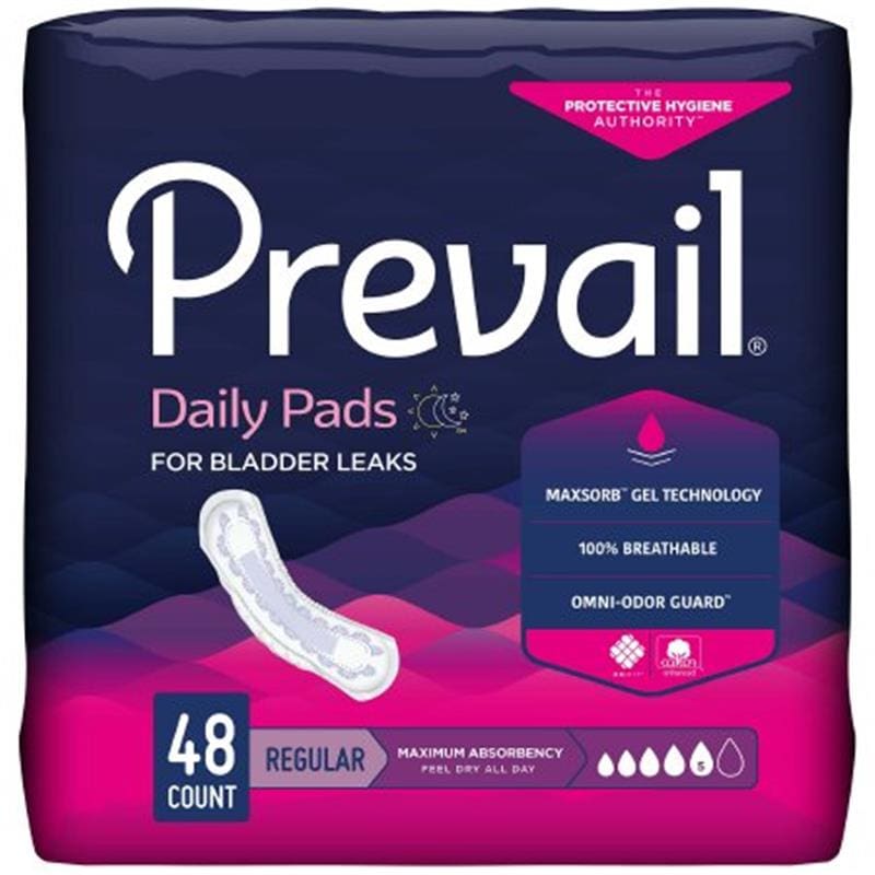 First Quality Bladder Control Pad 11In Prevail Case of 4 - Incontinence >> Liners and Pads - First Quality