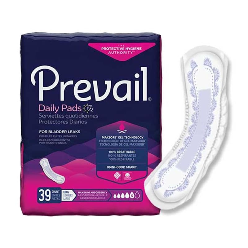 First Quality Bladder Control Pad 13In Prevail Case of 4 - Incontinence >> Liners and Pads - First Quality