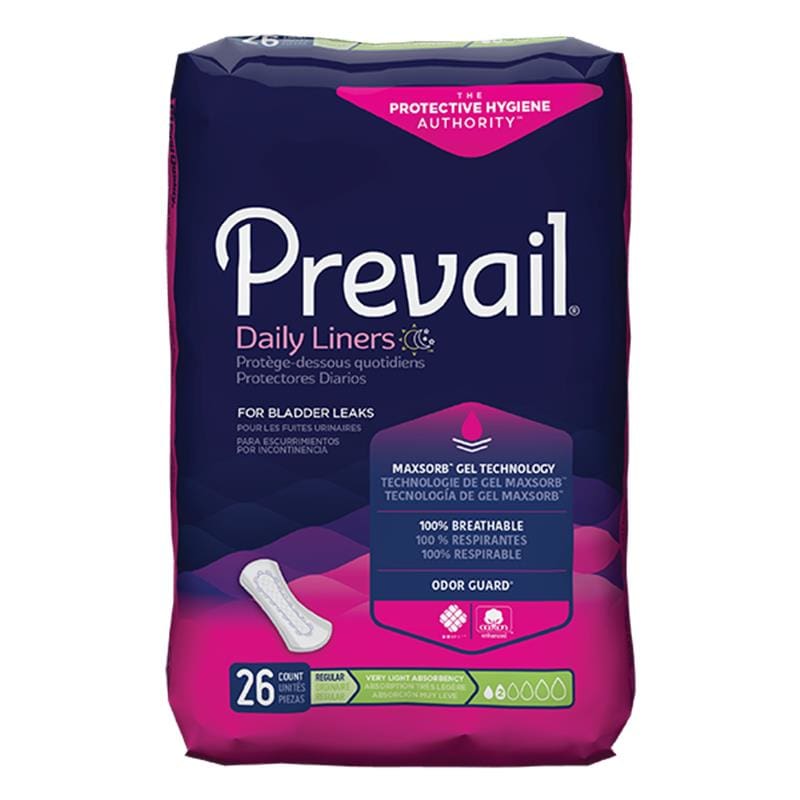 First Quality Bladder Control Pad 7.5In Prevail C312 - Incontinence >> Liners and Pads - First Quality