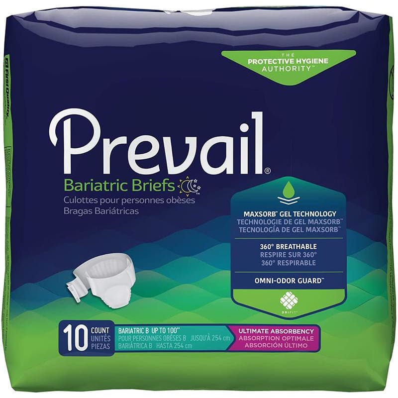 First Quality Brief Bariatric Prevail 100 Case of 40 - Incontinence >> Briefs and Diapers - First Quality
