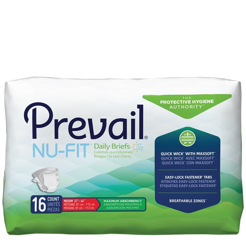 First Quality Brief Nufit Medium Case of 96 - Incontinence >> Briefs and Diapers - First Quality