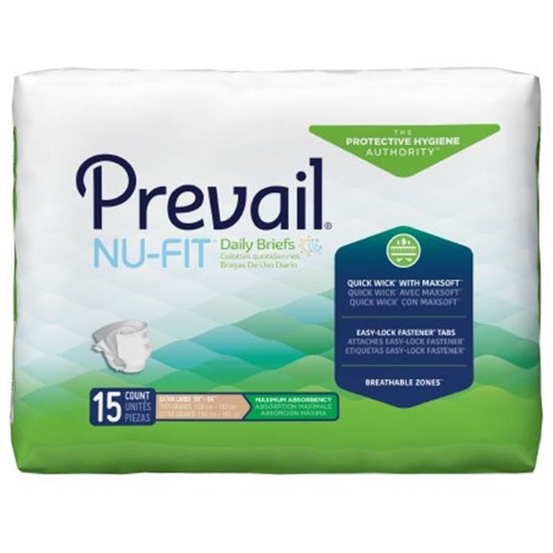 First Quality Brief Nufit X-Large Case of 60 - Incontinence >> Briefs and Diapers - First Quality
