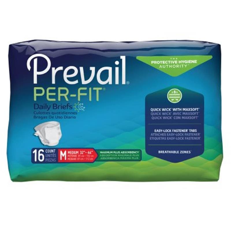 First Quality Brief Perfit Medium Case of 96 - Incontinence >> Briefs and Diapers - First Quality