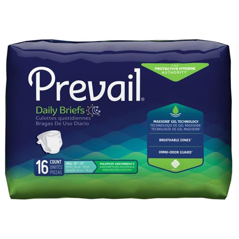 First Quality Brief Prevail Small Cs96 Case of 96 - Incontinence >> Briefs and Diapers - First Quality