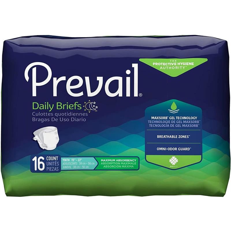 First Quality Brief Prevail Youth Cs96 Case of 96 - Incontinence >> Briefs and Diapers - First Quality