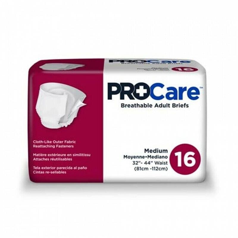 First Quality Brief Procare Medium Case of 96 - Incontinence >> Briefs and Diapers - First Quality