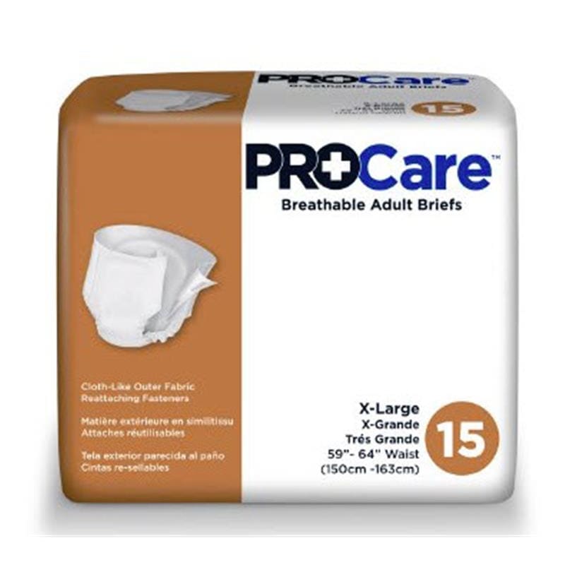 First Quality Brief Procare X-Large Case of 60 - Incontinence >> Briefs and Diapers - First Quality