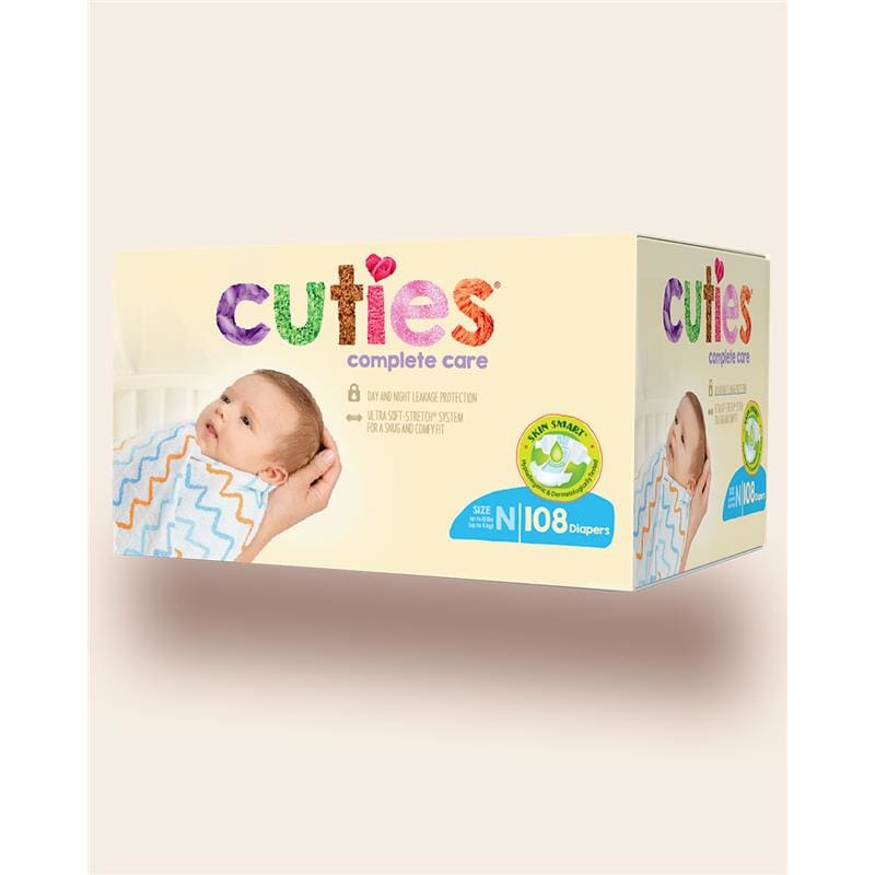 First Quality Cuties Baby Diaper Newborn C168 - Incontinence >> Briefs and Diapers - First Quality