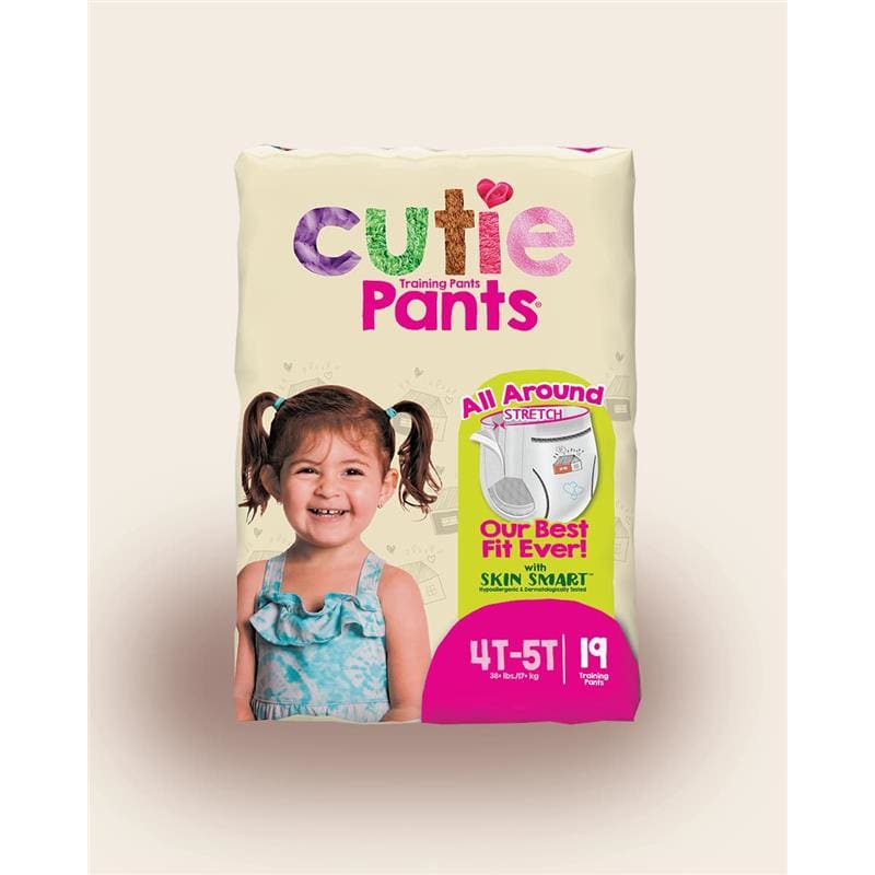 First Quality Cuties Training Pants Girls 4T-5T Refast Case of 76 - Incontinence >> Pants - First Quality