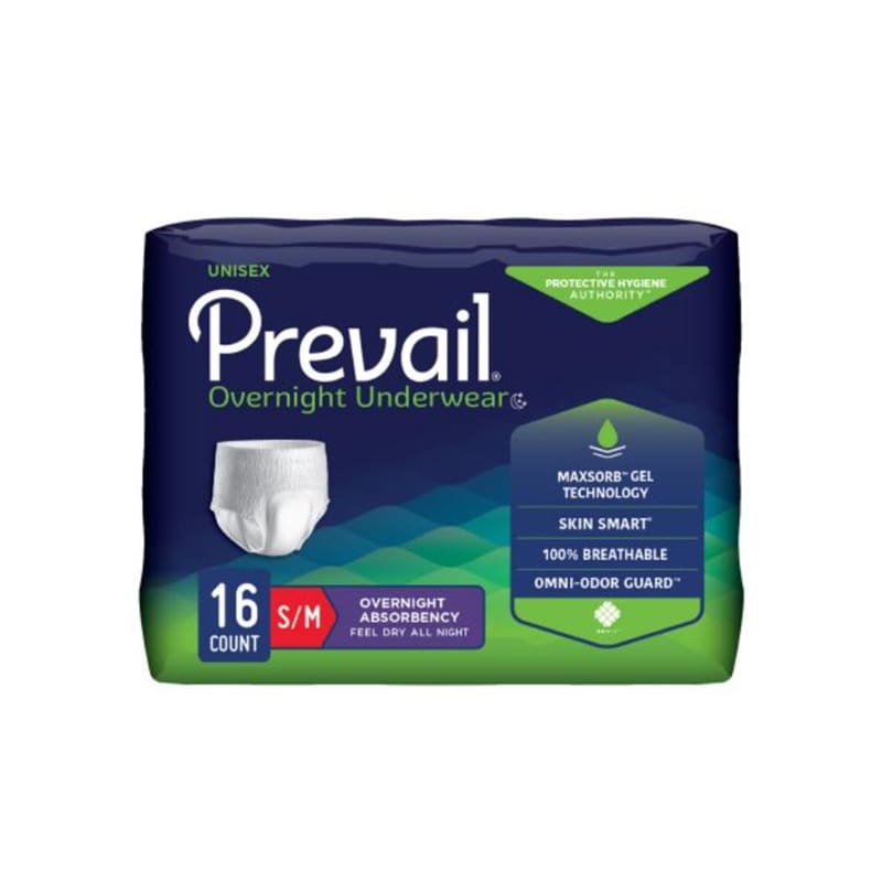 First Quality Prevail Overnight Underwear S/M 34-46 Case of 4 - Item Detail - First Quality