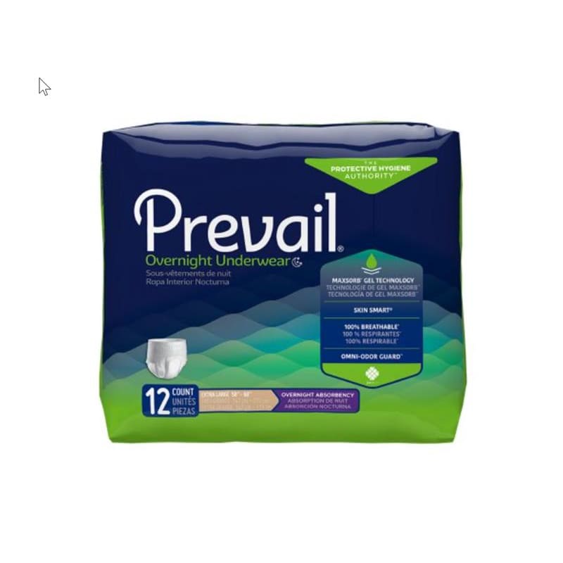 First Quality Prevail Overnight Underwear Xl 58-68 Case of 4 - Item Detail - First Quality