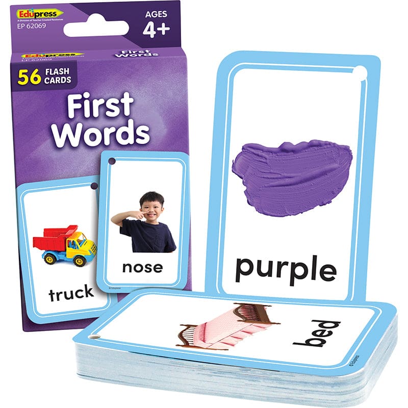 First Words Flash Cards (Pack of 10) - Sight Words - Teacher Created Resources