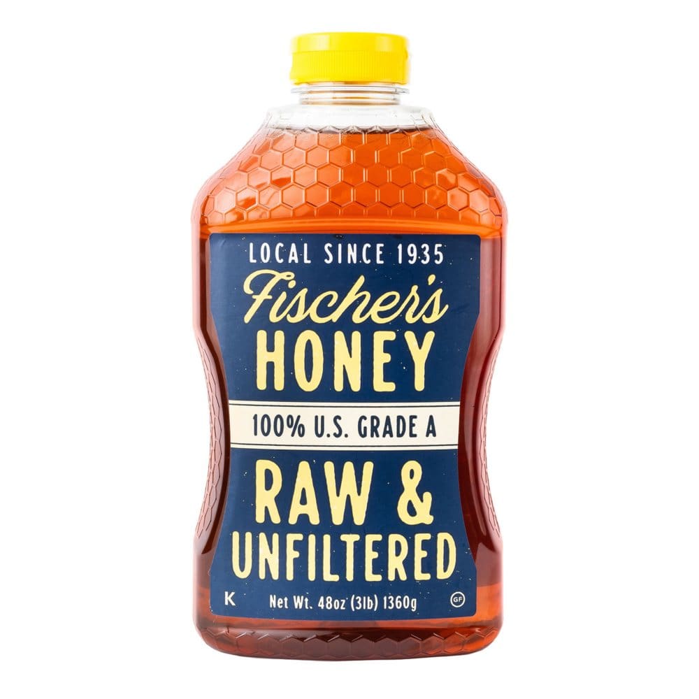 Fischer’s Honey Raw and Unfiltered (48 oz.) - Condiments Oils & Sauces - Fischer’s Honey