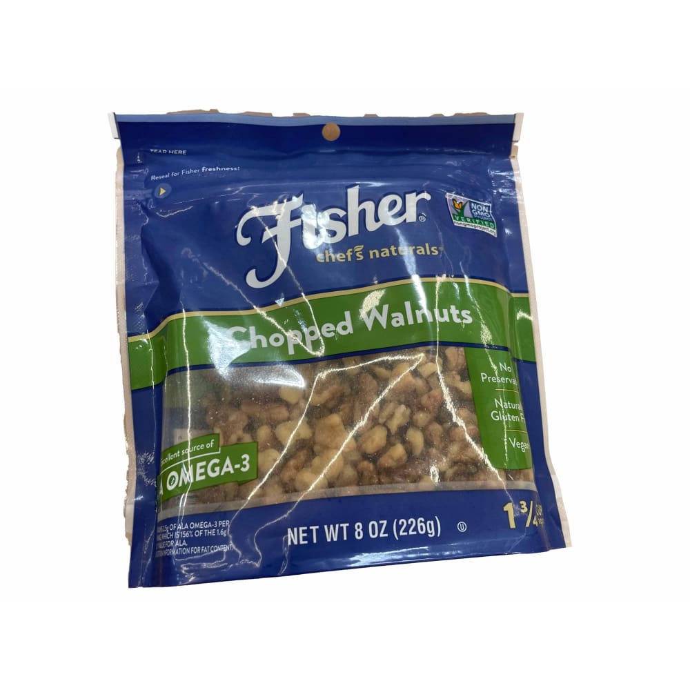 Fisher Nuts Fisher Chef's Naturals Chopped Walnuts, 8 oz