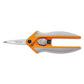 Fiskars Easy Action Micro-tip Scissors Pointed Tip 5 Long 1.75 Cut Length Gray Straight Handle - School Supplies - Fiskars®