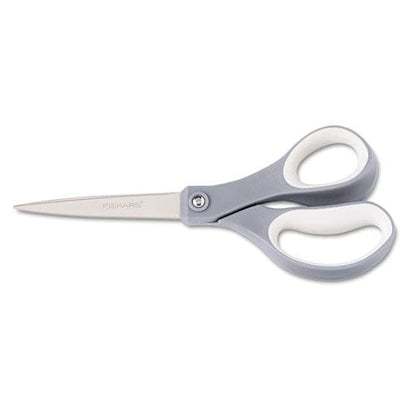 Fiskars Everyday Titanium Softgrip Scissors 8 Long 3.1 Cut Length Gray Straight Handle - School Supplies - Fiskars®