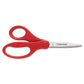 Fiskars Kids/student Scissors Pointed Tip 7 Long 2.75 Cut Length Assorted Straight Handles - School Supplies - Fiskars®