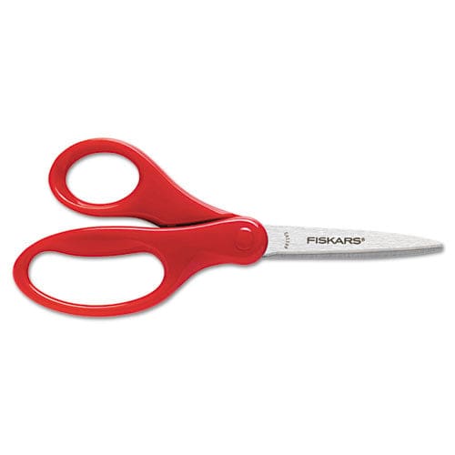 Fiskars Kids/student Scissors Pointed Tip 7 Long 2.75 Cut Length Assorted Straight Handles - School Supplies - Fiskars®