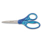 Fiskars Kids/student Softgrip Scissors Pointed Tip 5 Long 1.75 Cut Length Assorted Straight Handles - School Supplies - Fiskars®