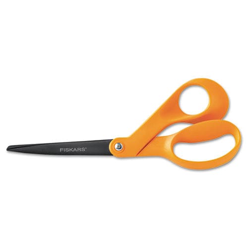Fiskars Our Finest Scissors 8 Long 3.1 Cut Length Orange Offset Handle - School Supplies - Fiskars®