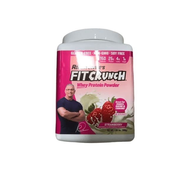 Fit Crunch Strawberry Whey Protein Powder, 1.98 lbs. - ShelHealth.Com