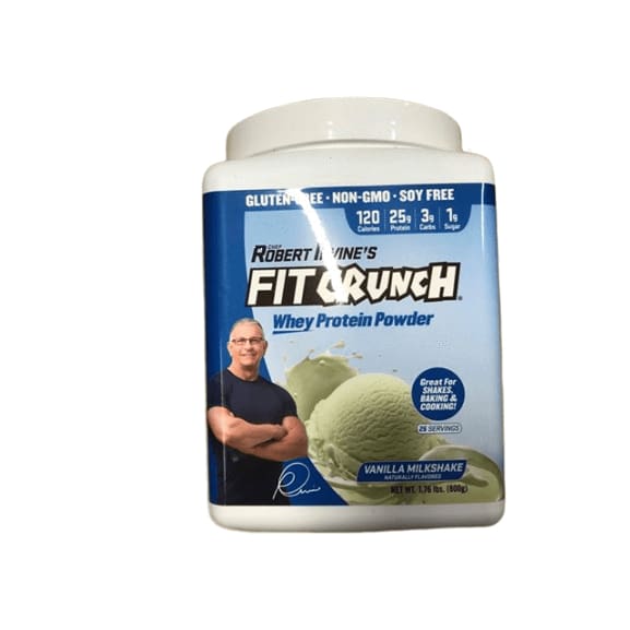 Fit Crunch Vanilla Milkshake Whey Protein Powder, 1.76 lbs. - ShelHealth.Com