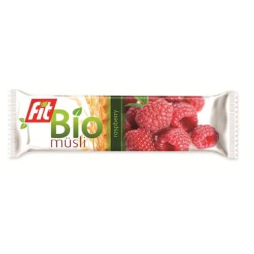FIT Organic Muesli Bar with Raspberries 1.06 oz. (30 g.) - Fit