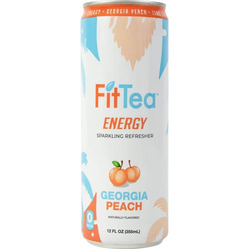 Fit Tea Energy Georgia Peach 12 fl oz - Fit Tea Energy