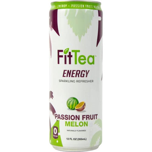 Fit Tea Energy Passion Fruit Melon 12 fl oz - Fit Tea Energy
