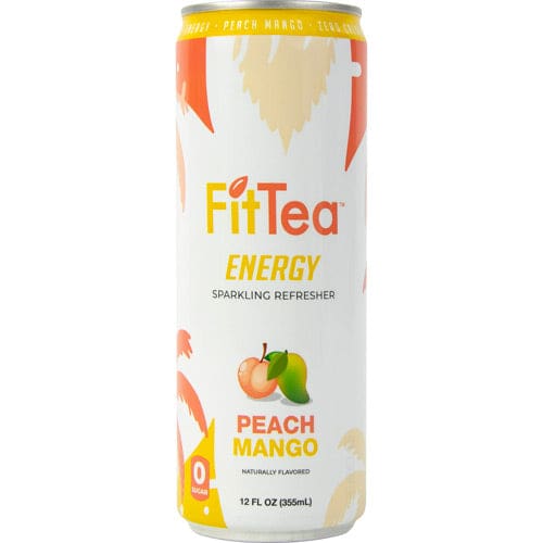 Fit Tea Energy Peach Mango 12 fl oz - Fit Tea Energy