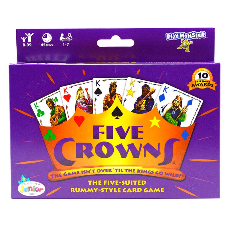 Five Crowns Game (Pack of 3) - Games - Playmonster LLC (patch)