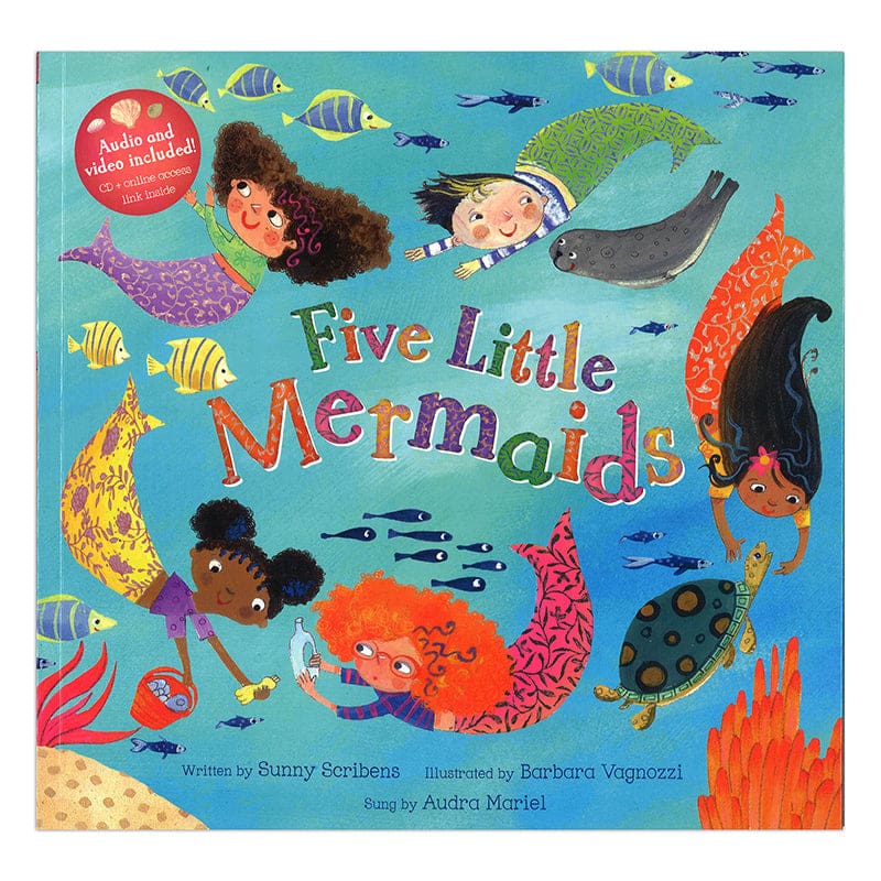 Five Little Mermaids (Pack of 6) - Book With Cassette/CD - Barefoot Books