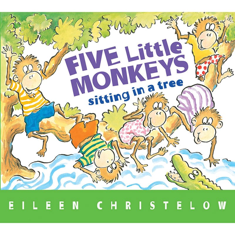 Five Little Monkeys Sitting In Tree Board Book (Pack of 6) - Classroom Favorites - Harper Collins Publishers
